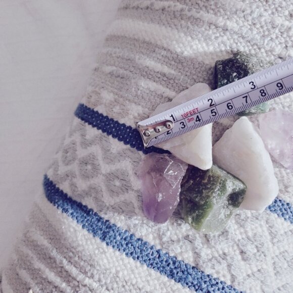 Brazilian Amethyst Raw Unrefined Crystal Stones 6 Piece Set - Picture 4 of 6